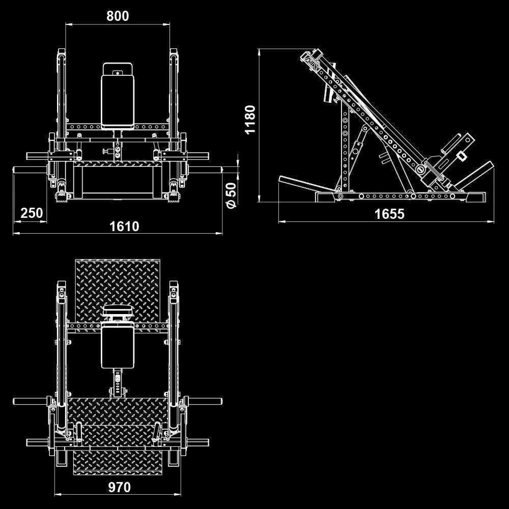 ATX® Double - side Linear Row - Rudermaschine - Rudermaschine