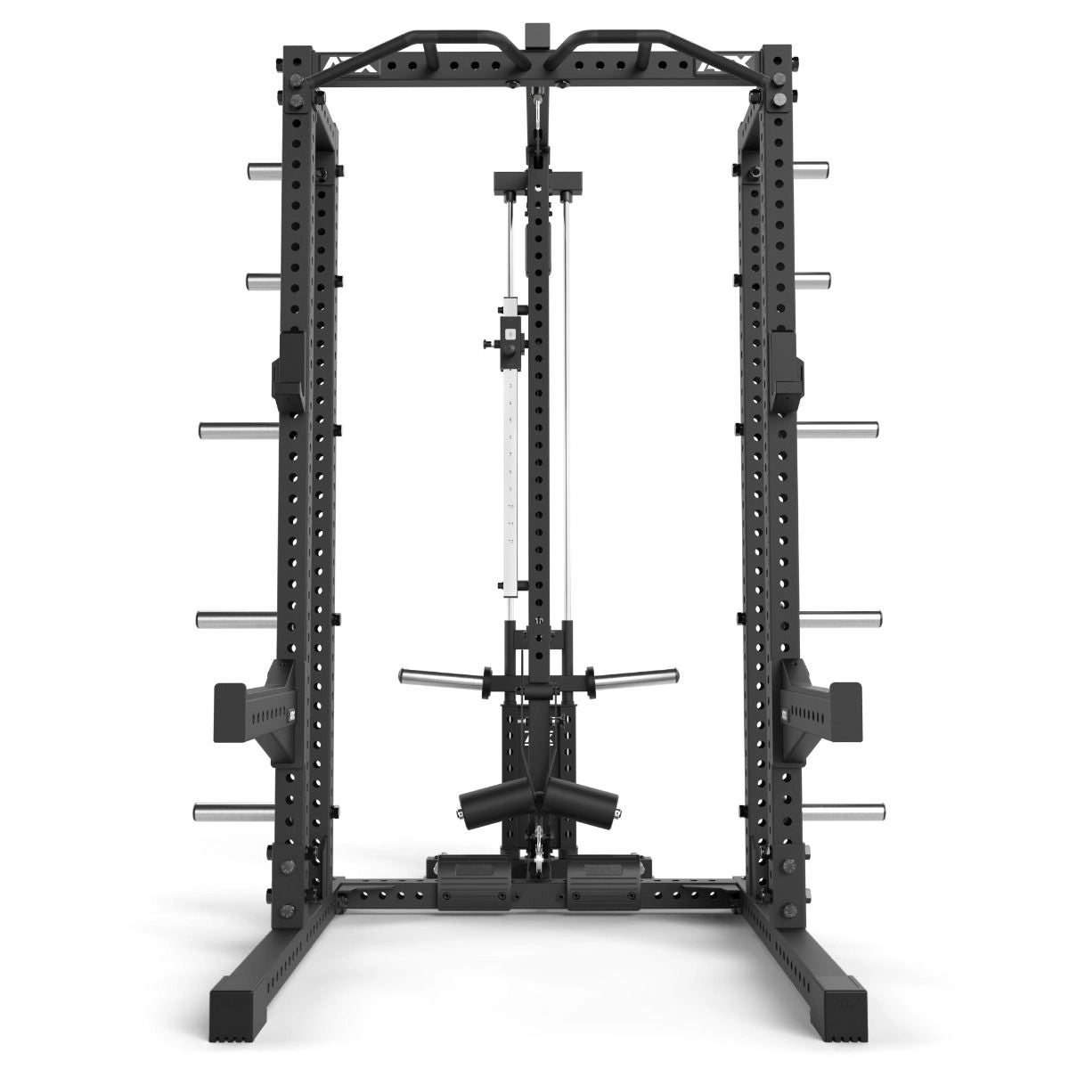 ATX® Half Rack 780 Komplettstation inkl. Extension und Plate Load Latzug - Half Rack mit Kabelzug