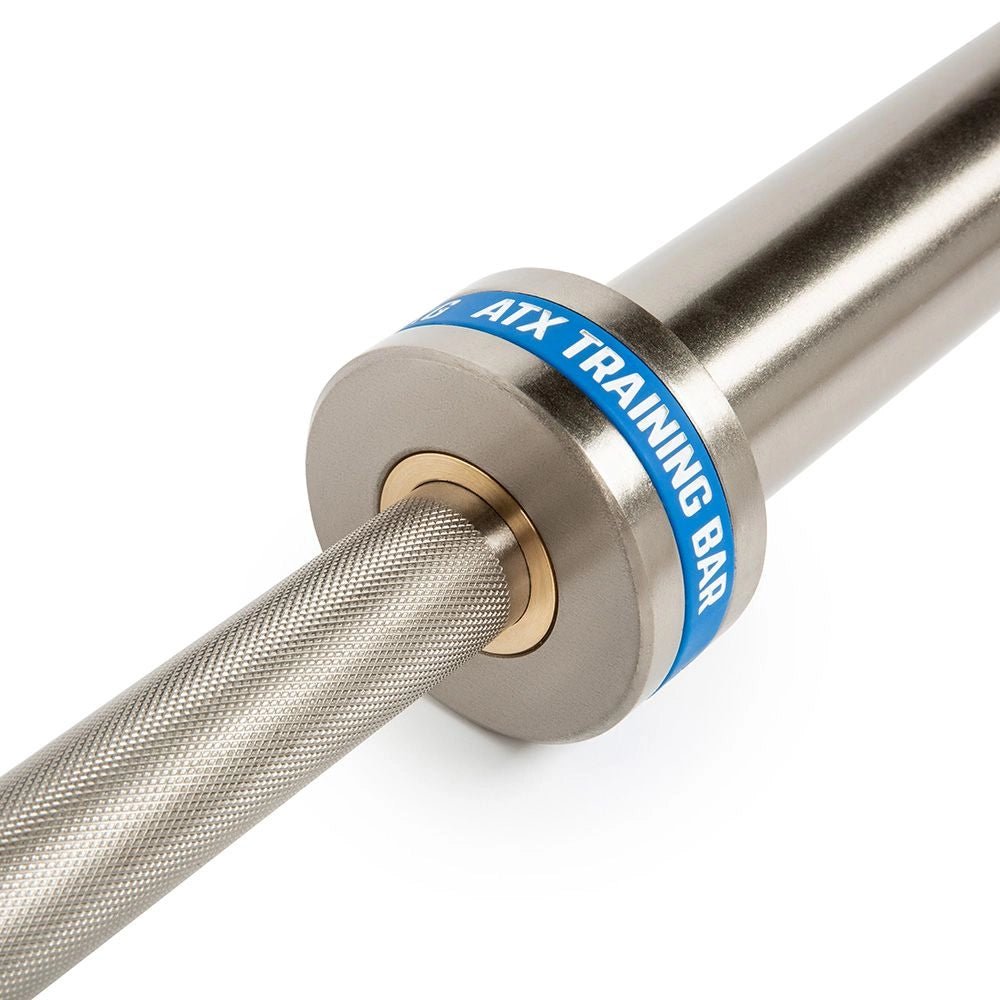 ATX® Olympic Hybrid Training Bar 220 cm x 50 mm - Chrom - Olympische Langhantelstange