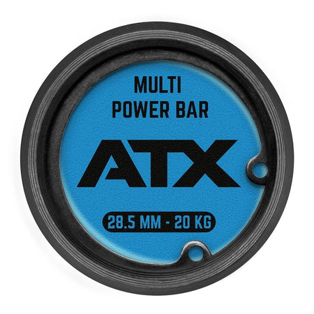 ATX® Multi Power Bar 220 cm x 50 mm - Cerakote (Steel Blue) - Olympische Langhantelstange