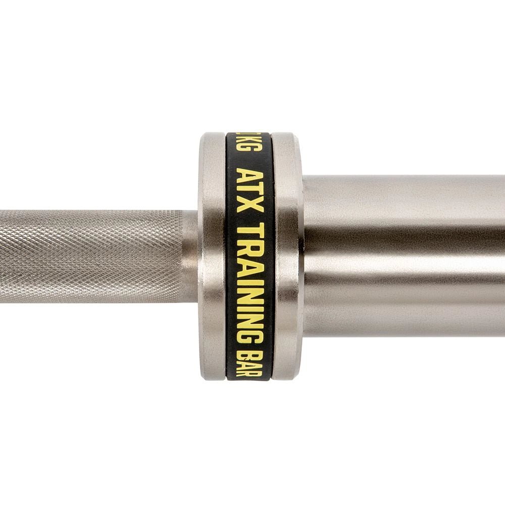 ATX® Olympic Hybrid Training Bar 220 cm x 50 mm - Chrom - Olympische Langhantelstange