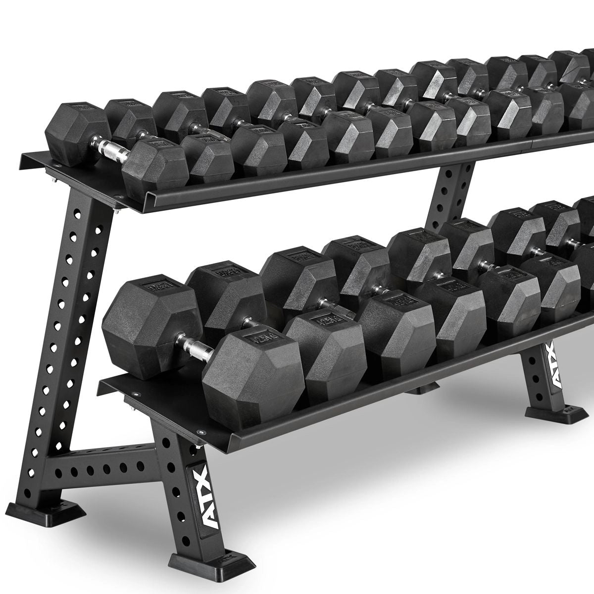ATX® Kurzhantelablage für Hex Hanteln - modular erweiterbar - HEX Hantelablage