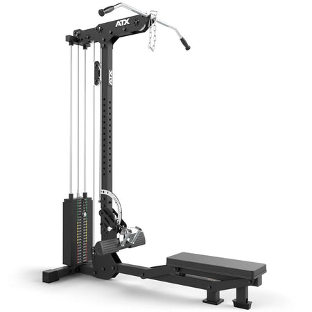 ATX® Latzug / Ruderzug LMSW - 700 - mit 115 kg Steckgewichte - Latzug / Ruderzug Kombo (Stack Weight)