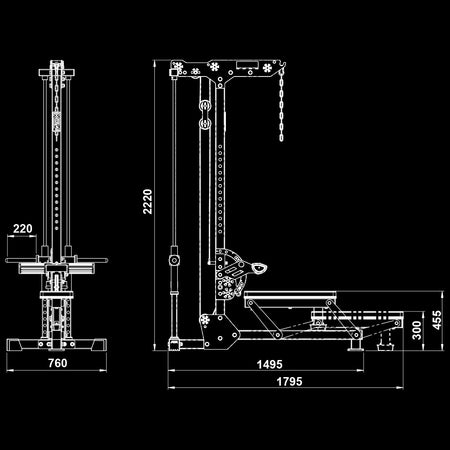 ATX® Latzug und Ruderzug - Plate Load - Latzugmaschine (Plate Load)