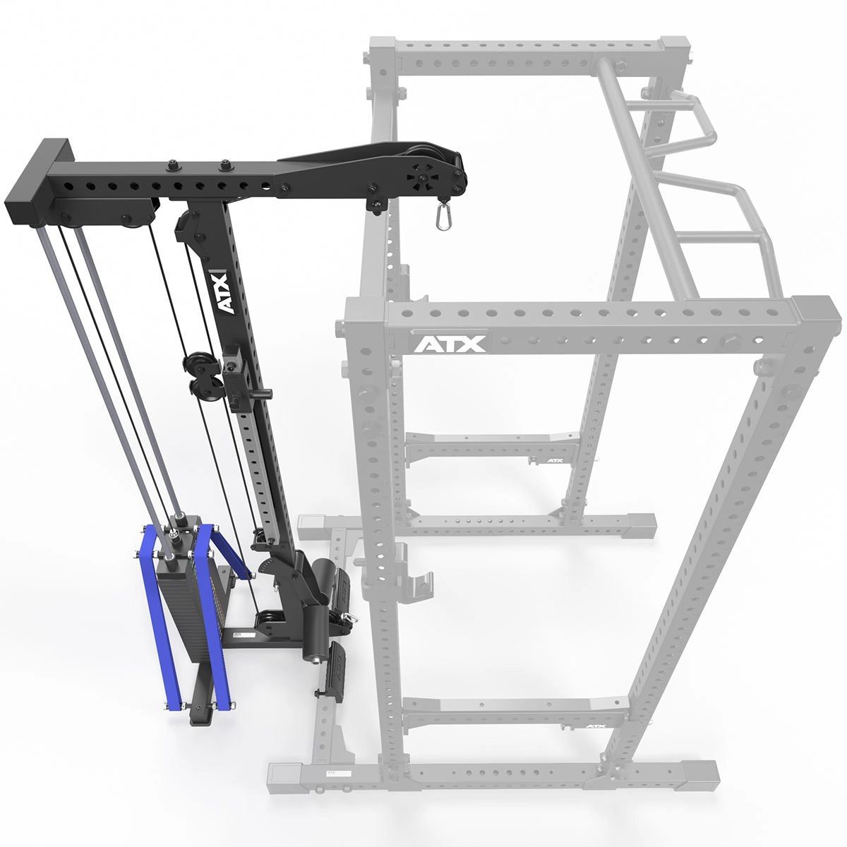 ATX® Latzugoption LTO - 780 - 125 kg Steckgewichte - Seilzug / Latzug Anbau