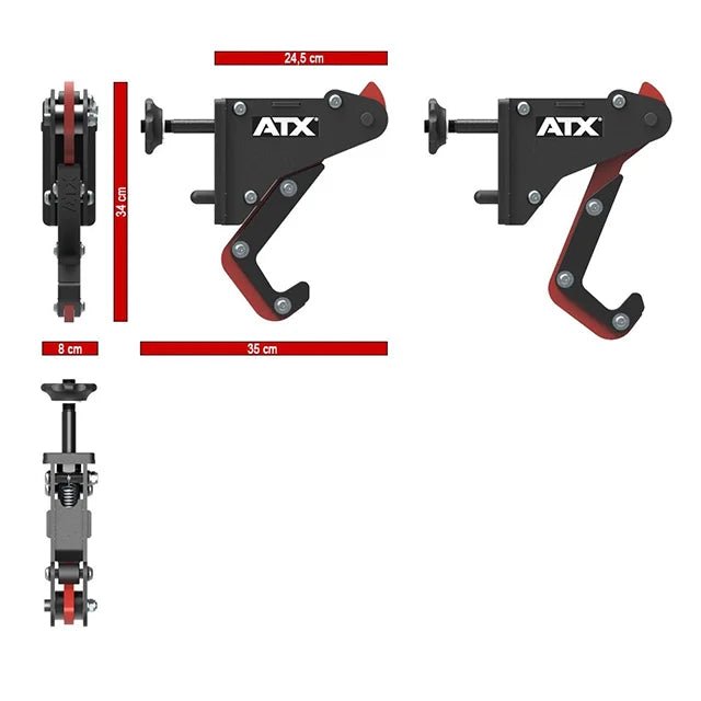 ATX® Monolift / Hantelablage Compact Series 600 - 700 - 800 - J - Cups