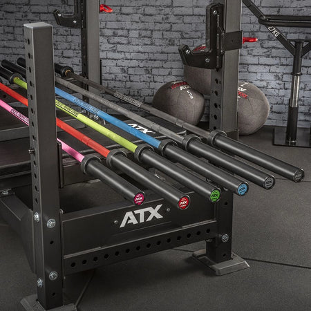 ATX® Multi Power Bar 220 cm x 50 mm - Cerakote (Fire Red) - Olympische Langhantelstange