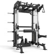 ATX® Multi Pull Rack 2.0 mit 2 x 110 kg Steckgewichten - Half Rack mit Kabelzug