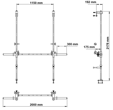 ATX® Multipresse - Option für Power Rack - Series PRX - 780 - Multipresse Anbau