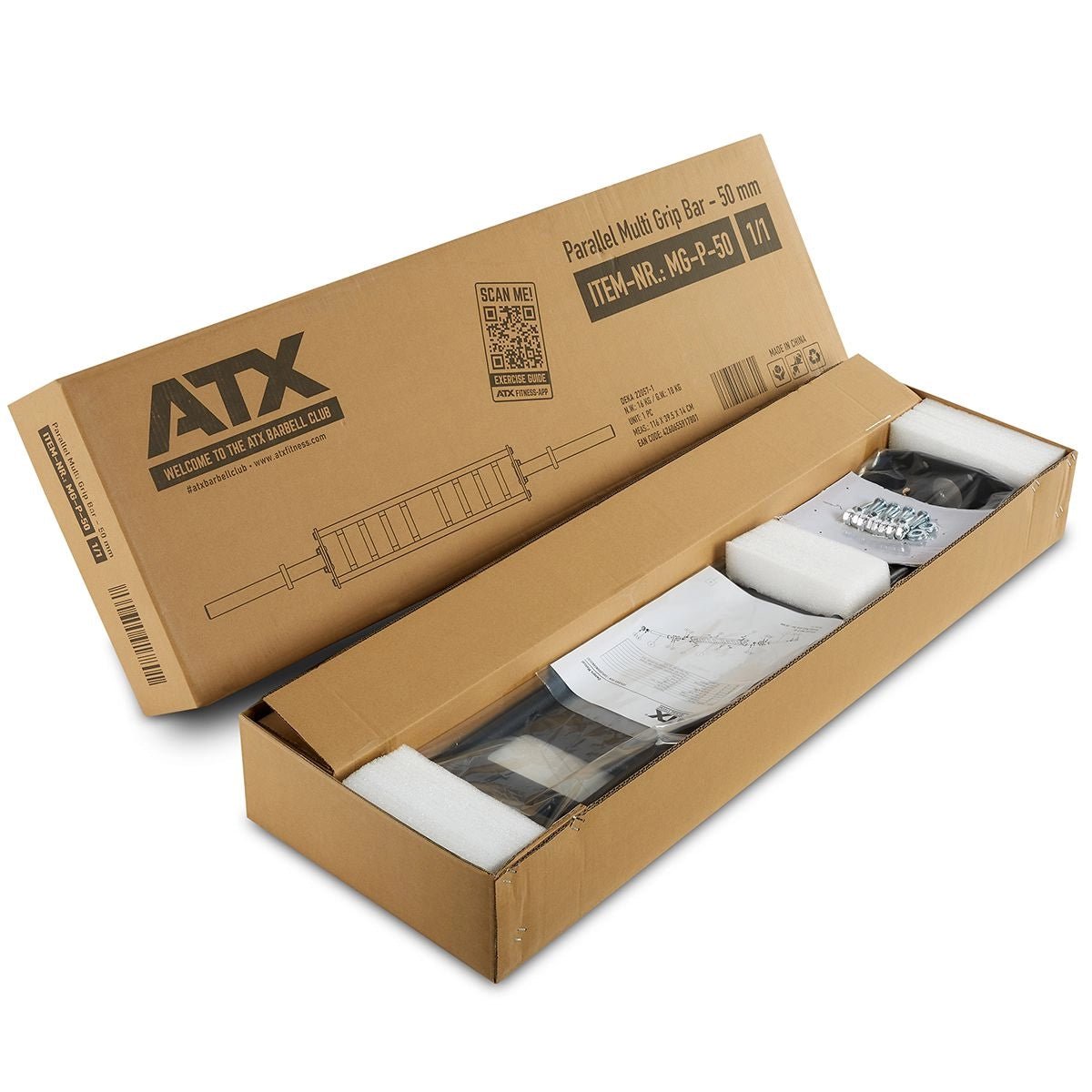 ATX® Parallel Multi Grip Bar - 200 cm x 50 mm - Multi Grip Bar