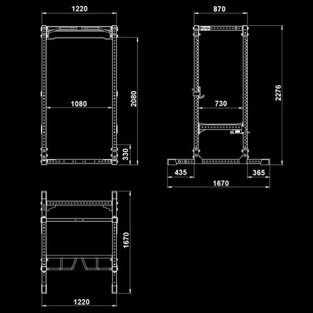 ATX® Power Rack PRX - 780 - Power Rack
