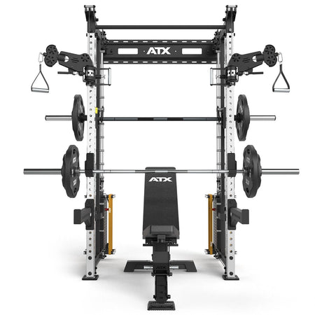 ATX® Rack - Zugstation mit Multipresse zur Wandbefestigung - Half Rack mit Kabelzug