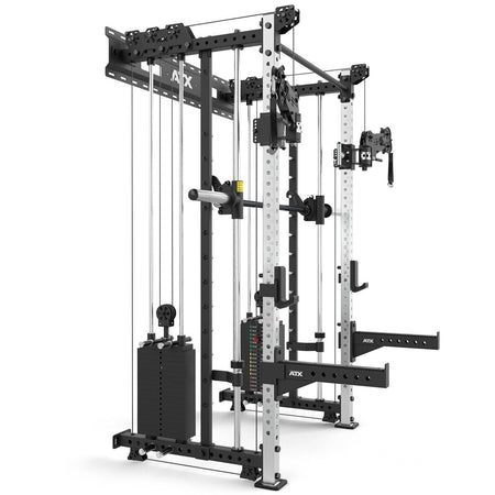 ATX® Rack - Zugstation mit Multipresse zur Wandbefestigung - Half Rack mit Kabelzug