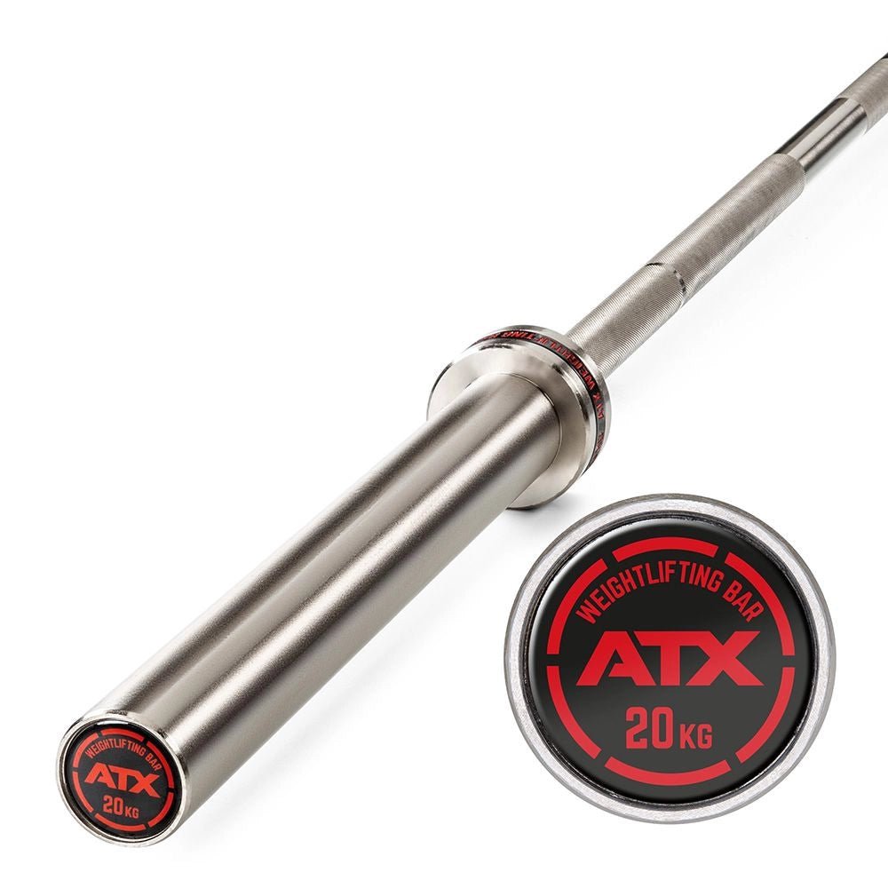 ATX® Weightlifting Bar 220 cm x 50 mm - Chrom - Olympische Langhantelstange