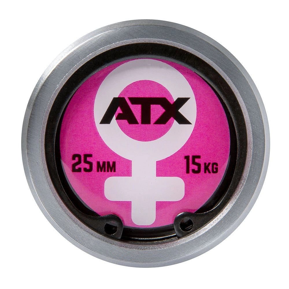 ATX® Women's Hybrid Olympic Bar 200 cm x 50 mm - 15 kg - Olympische Langhantelstange
