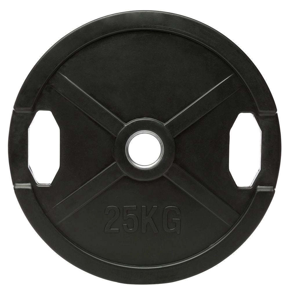 Hantelscheiben Gummi - Gripper - 50 mm - schwarz - Gummierte Hantelscheibe 50 mm