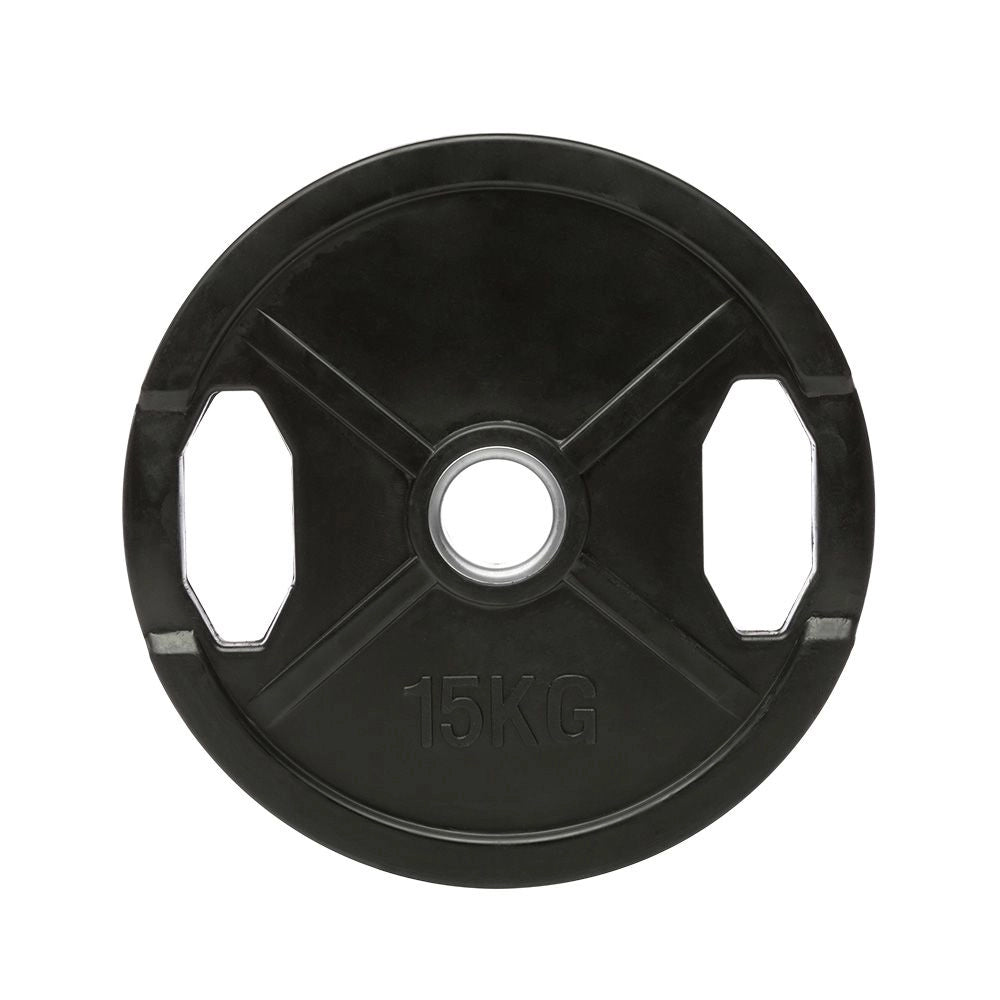 Hantelscheiben Gummi - Gripper - 50 mm - schwarz - Gummierte Hantelscheibe 50 mm